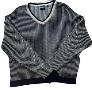 Hickey Freeman Bobby Jones Golf Sweater 100% Silk Size XL